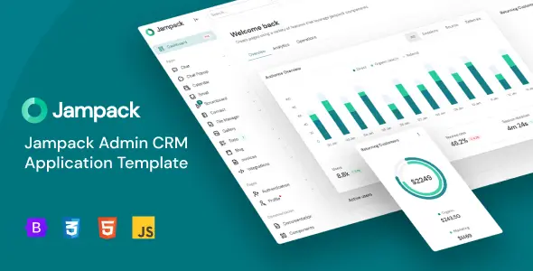 Admin CRM Application Template
